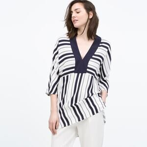 Zara Striped Tunic size Small